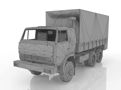 Kamaz Truck 3D model