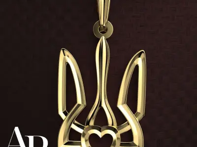 Ukrainian Trident 3D print model order