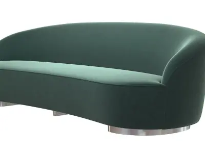   New Moon Sofa Vladimir Kagan curved sofa 3D model