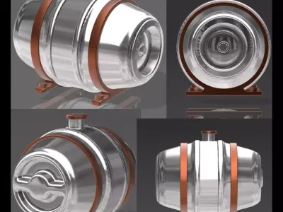 Olympia Keg Hot Rod Fuel Tank 3D print model