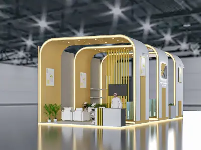 booth luxury 3D model