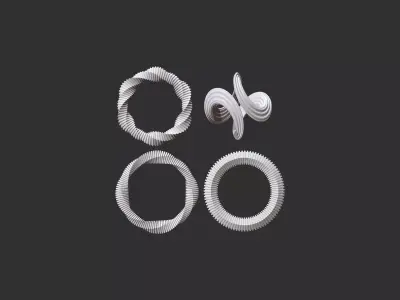 Abstract Figure Set 3D print model