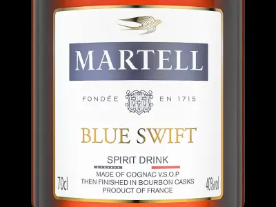 Martell bluebird bourbon 3D model