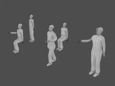 F17 character for space 3D model
