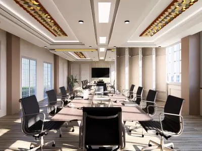 Meeting Room Interior Design 3D model