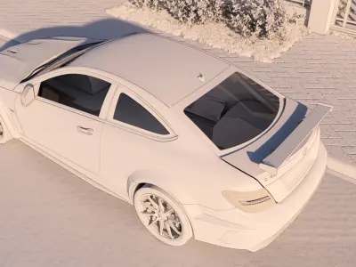 Mercedes 63 AMG  3D model