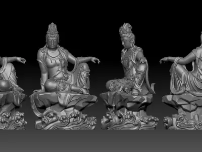 Guanyin  3D print model