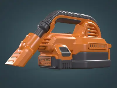 Portable Vacuum Kit Low-poly 3D model