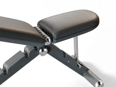 BANKA  Advance Gym Weight Bench 3D model