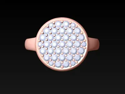 Diamond Ring - Womens Rings - N718830 3D print model