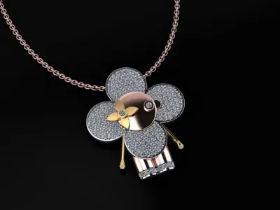 Louis Vuitton Pendant  3D print model