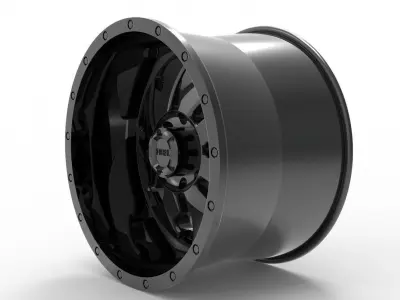 cleaver dually rear wheel model 3D print model