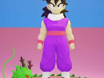 Son Gohan 3D model