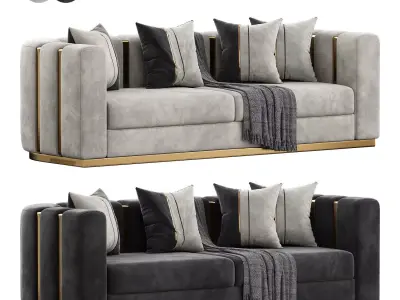 Tesla Sofa by Evgor Luxury 3D model purchase