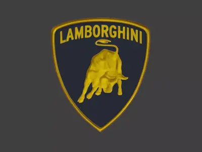 LAMBORGINI BADGE 3D print model