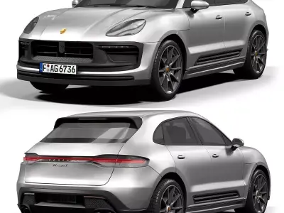 Porsche Macan Turbo 2015 3D model 3D model