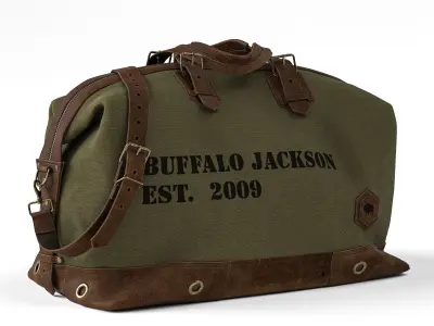 Weekend bag 3D model