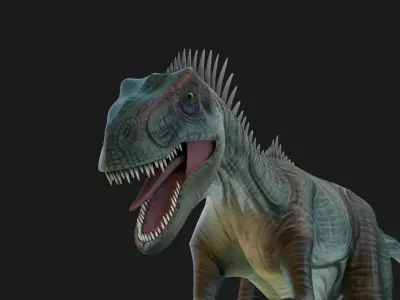 Allosaurus dinosaur -  Animal realistic 3D model