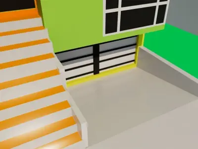 LOW-POLY BUILDING 3D MODEL IN MAYA Low-poly 3D model