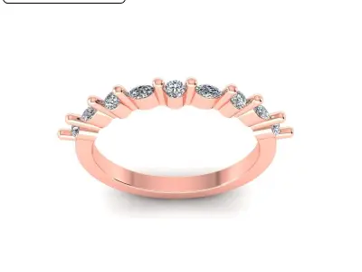 Band Ring 3D print model