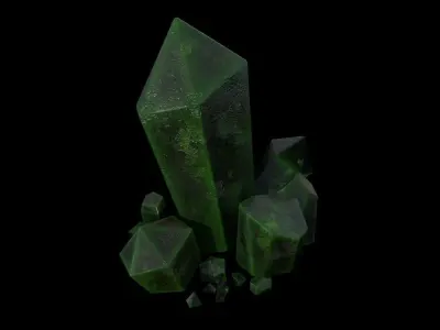 Dark Crystal Free low-poly 3D model