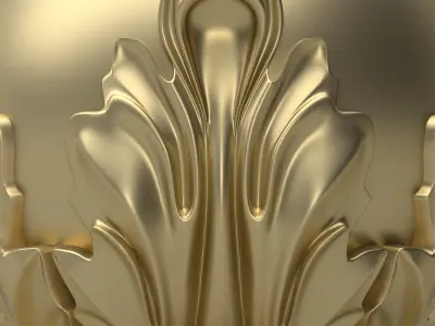 Carved Finials 3D model