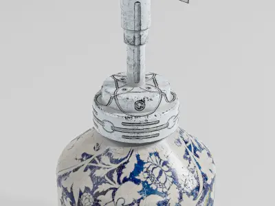 Old Soap Dispenser - Vintage 3D Model 3D model