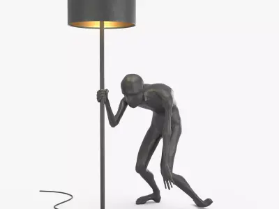 Old man Lamp 3D model