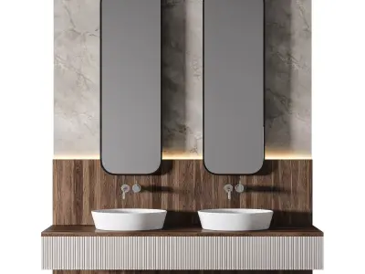 Luxury Bathroom 127 3D model
