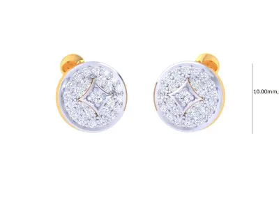 Studs Earrings - 25 3D print model