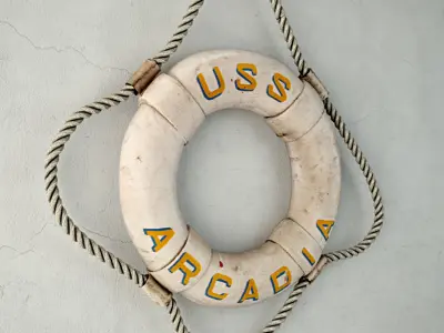 USS Arcadia Life Ring 3D model