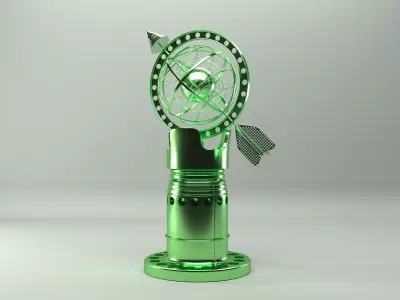 Gold World Accessory 3D model