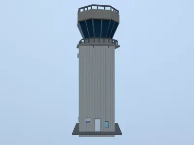 Control Tower 3D model