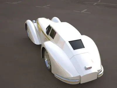 alfa romeo 8c 2900b 3D model