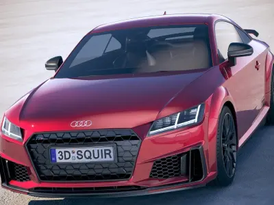 Audi TTS 2018 3D model
