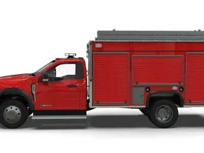 2024 F-600 FIRE TRUCK 3D model