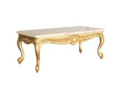 Timeless golden coffee table by Modenese 3D model