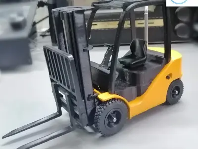 Clark S20 53 Forklift Truck - PRO version 3D print model