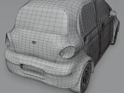 Daewoo Matiz Mark 2 Car Free 3D model