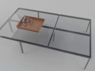 Center table 3D model