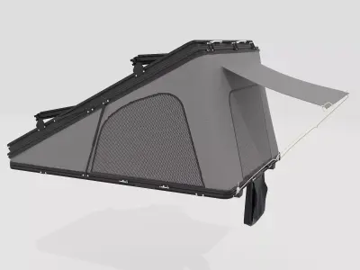 Car Tent Unfolded 3D model