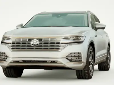 Volkswagen Touareg 2022 Low-poly 3D model