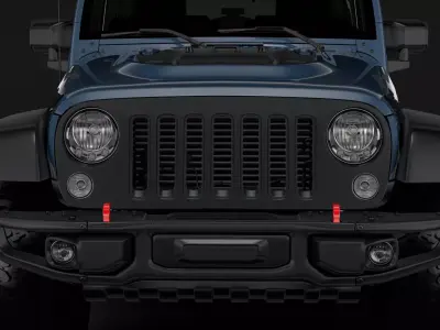 Jeep Wrangler Unlimited Rubicon Recon JK 2017 3D model