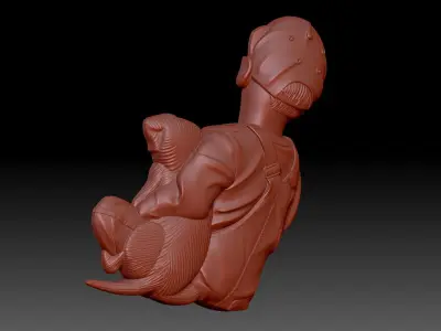 Child and Dog 3D print model