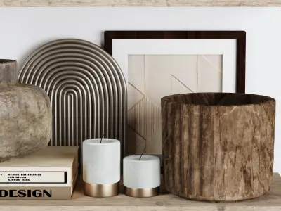 Decorative set 05 3D model