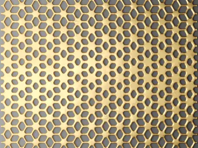 Panel lattice 5 3D model