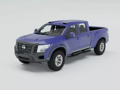 Nissan Titan 2020 3D model 3D model