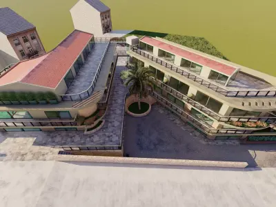 Business center 3D model