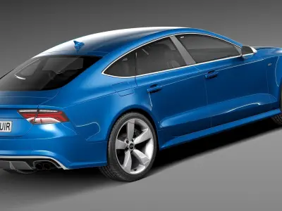 Audi S7 Sportback 2015 3D model