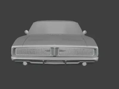 3D Printable Classic Muscle RC Body - 1-10 Scale Custom Shell  3D print model